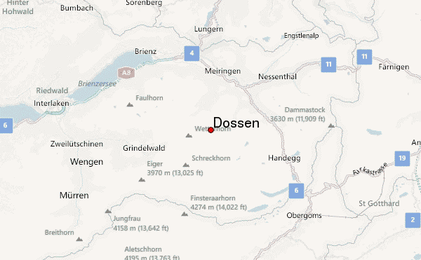Dossen Location Map