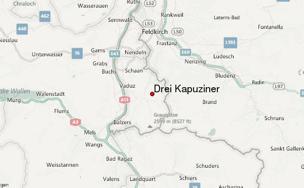Drei Kapuziner Location Map