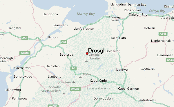 Drosgl Location Map