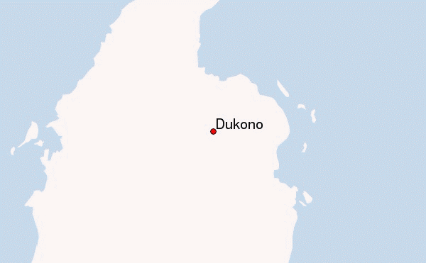 Dukono Location Map