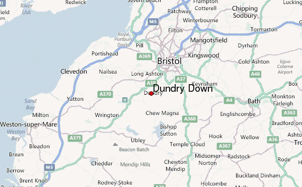 Dundry Down Location Map