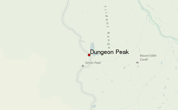 Dungeon Peak Location Map