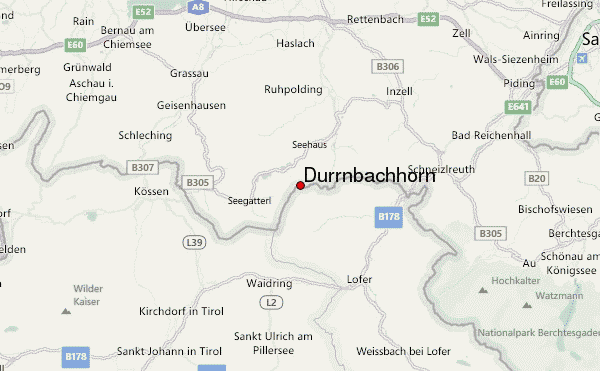 Dürrnbachhorn Location Map