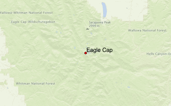 Eagle Cap Location Map