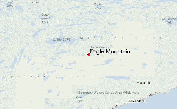 Eagle Mountain Location Map