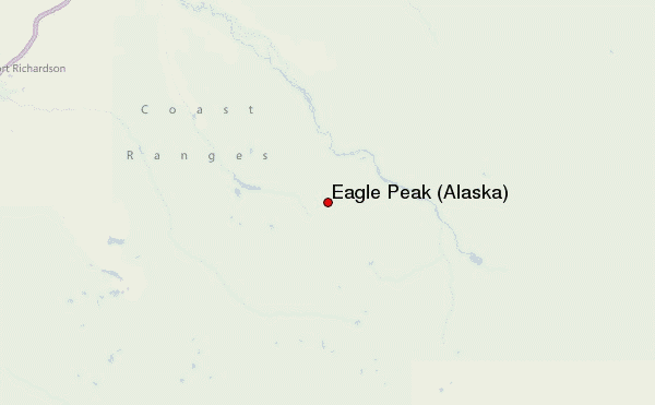 Eagle Peak (Alaska) Location Map