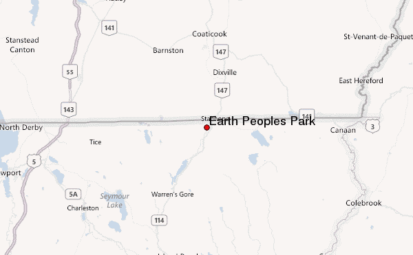 Earth Peoples Park Location Map