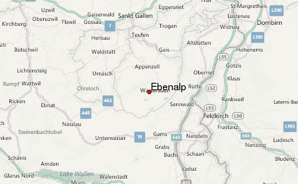 Ebenalp Location Map