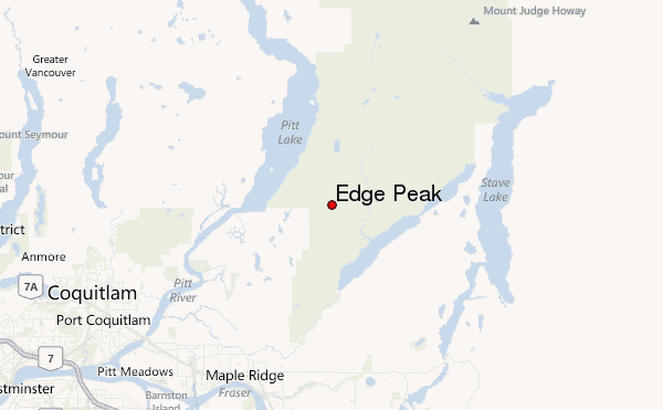 Edge Peak Location Map