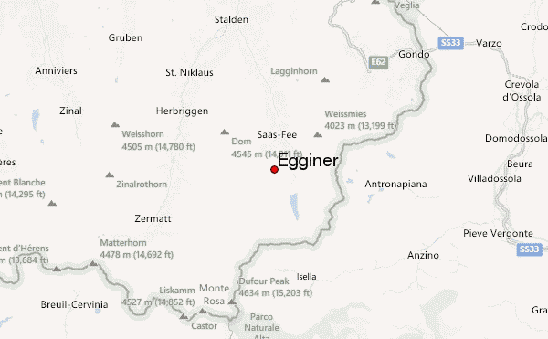 Egginer Location Map