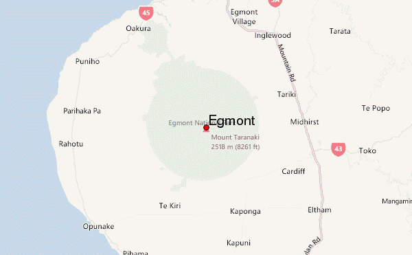Egmont Location Map