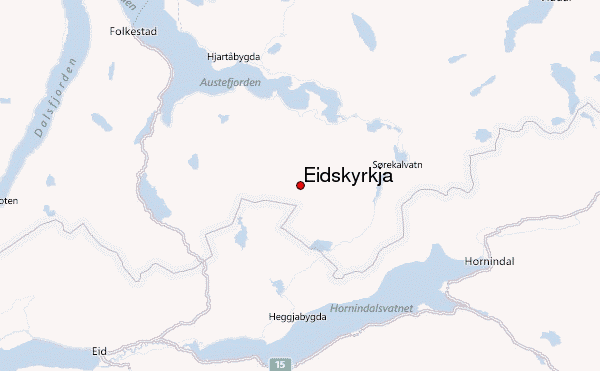 Eidskyrkja Location Map