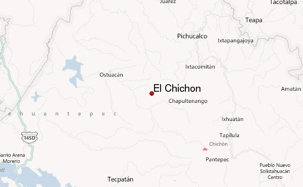 El Chichón Location Map