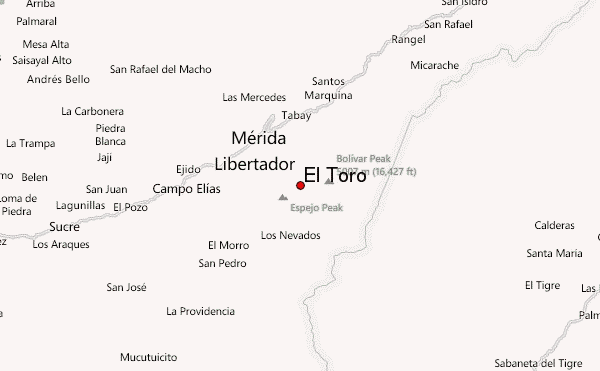 El Toro Location Map