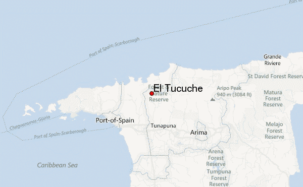 El Tucuche Location Map