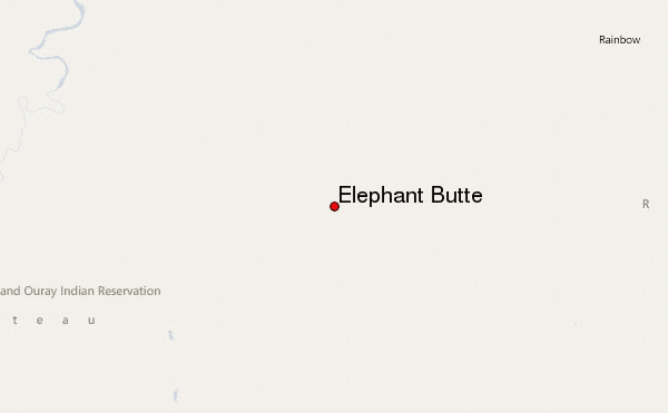 Elephant Butte Location Map
