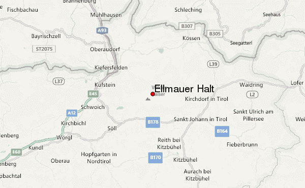 Ellmauer Halt Location Map