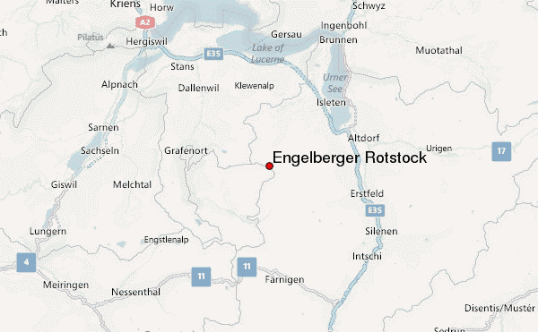 Engelberger Rotstock Location Map