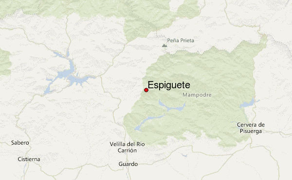 Espiguete Location Map