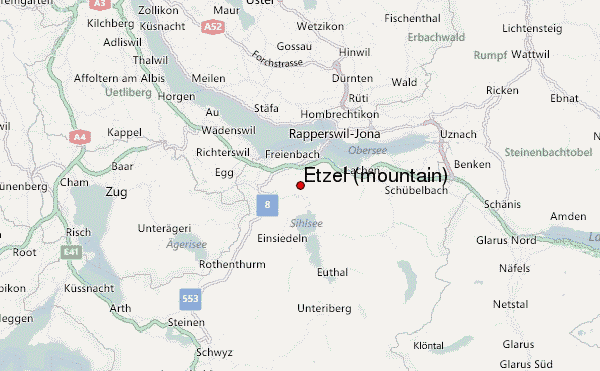 Etzel (mountain) Location Map