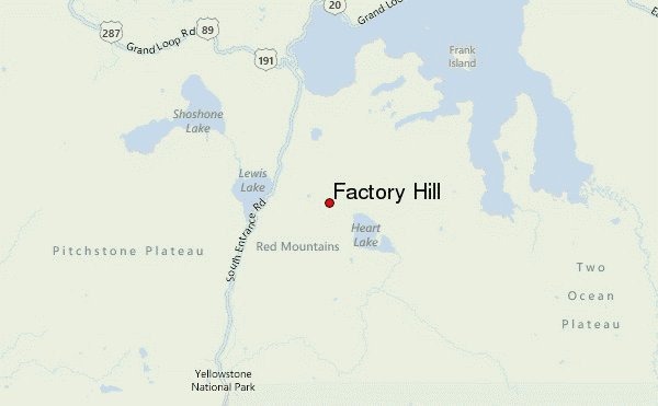 Factory Hill Location Map