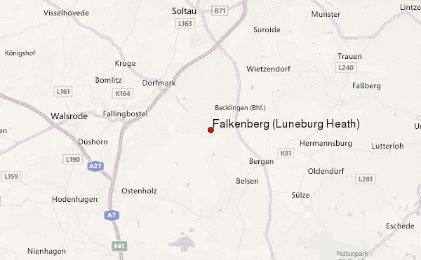 Falkenberg (Lüneburg Heath) Location Map