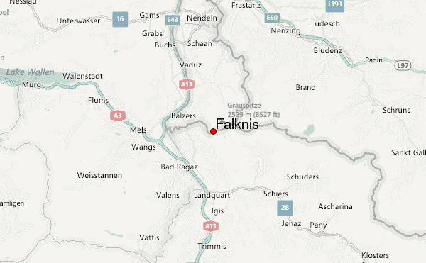 Falknis Location Map
