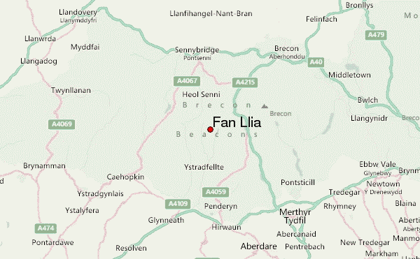 Fan Llia Location Map