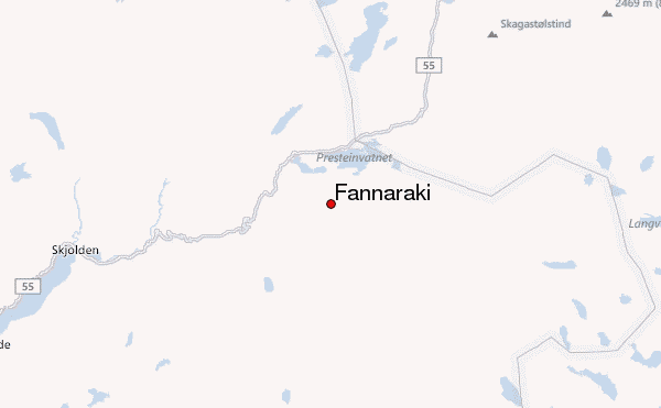 Fannaraki Location Map