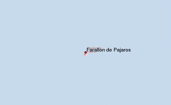Farallon de Pajaros Location Map