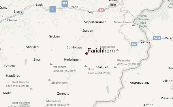 Färichhorn Location Map