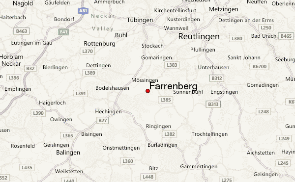 Farrenberg Location Map