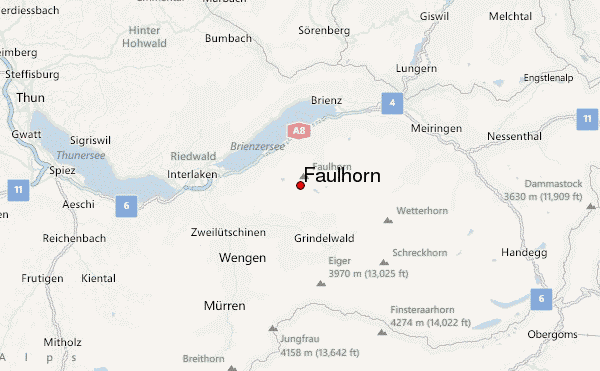 Faulhorn Location Map