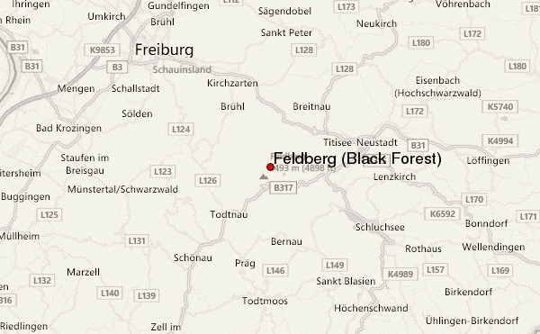 Feldberg (Black Forest) Location Map