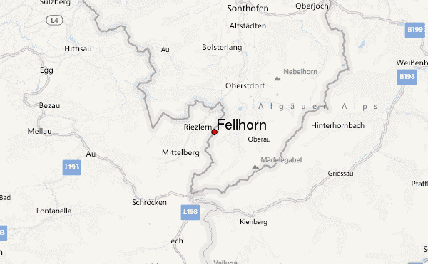 Fellhorn Location Map