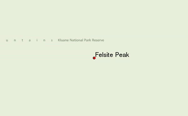 Felsite Peak Location Map