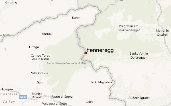 Fenneregg Location Map