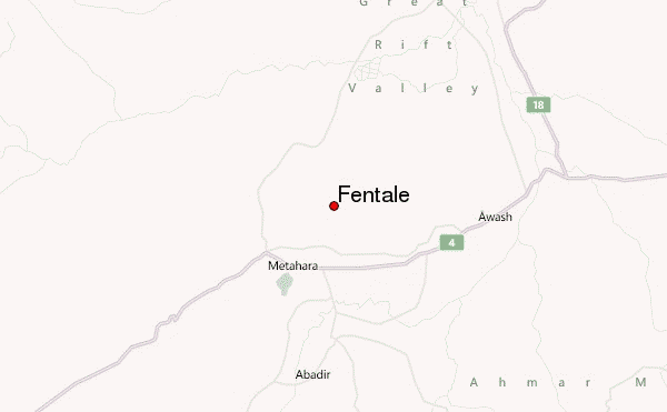Fentale Location Map