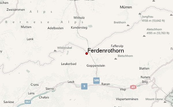 Ferdenrothorn Location Map