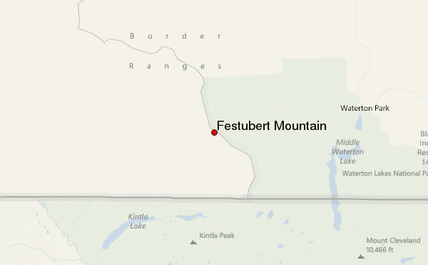 Festubert Mountain Location Map