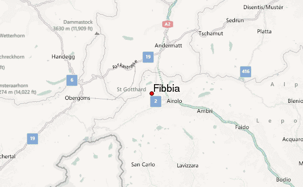 Fibbia Location Map