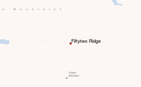 Fiftytwo Ridge Location Map
