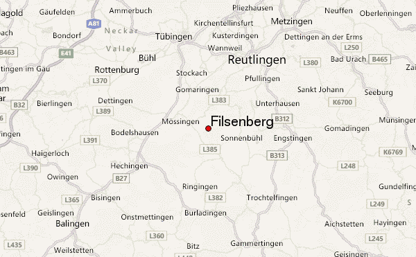 Filsenberg Location Map