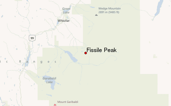 Fissile Peak Location Map