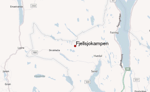 Fjellsjøkampen Location Map