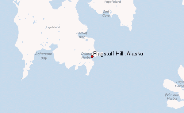 Flagstaff Hill, Alaska Location Map