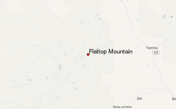 Flattop Mountain Location Map