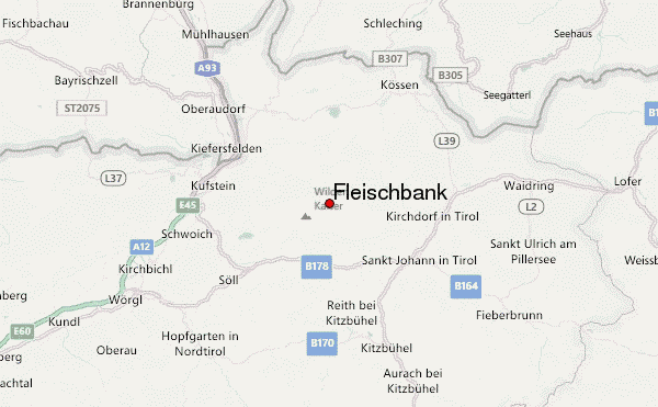 Fleischbank Location Map