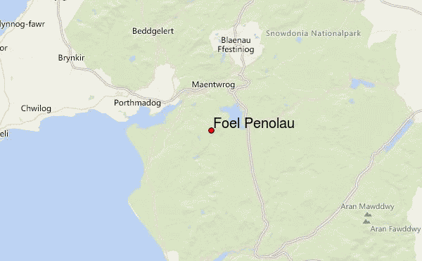 Foel Penolau Location Map