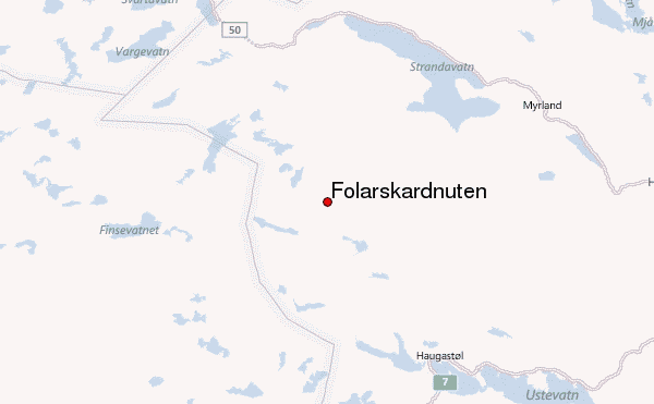 Folarskardnuten Location Map